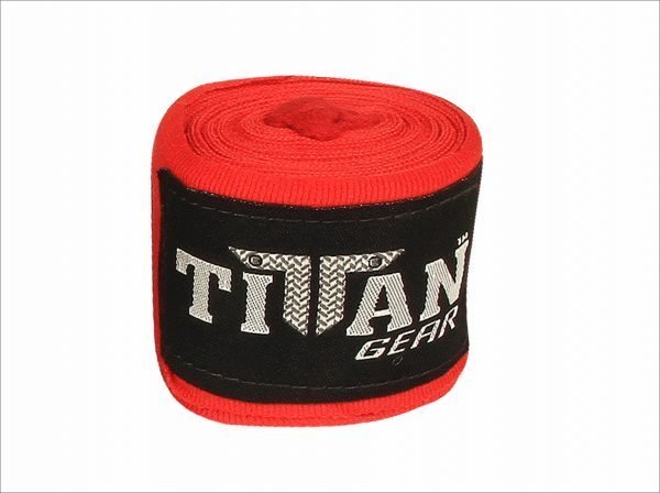 TITAN 180" STRETCHY HAND WRAPS - Red - Image 3