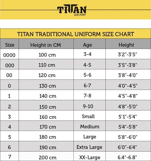 Titan 8oz Medium Lightweight Traditional Karate Uniform-Black - Image 4