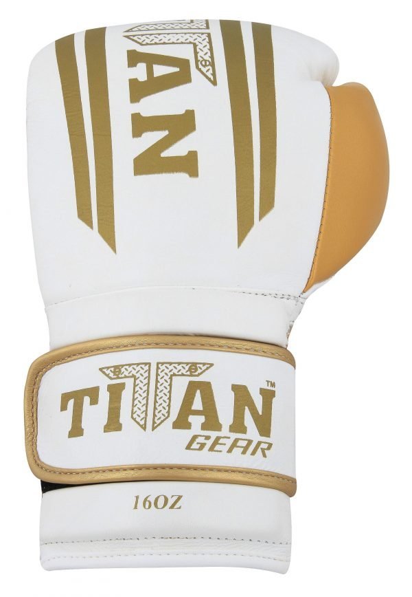 TITAN T10 LEATHER BOXING TRAINING GLOVES - Image 5
