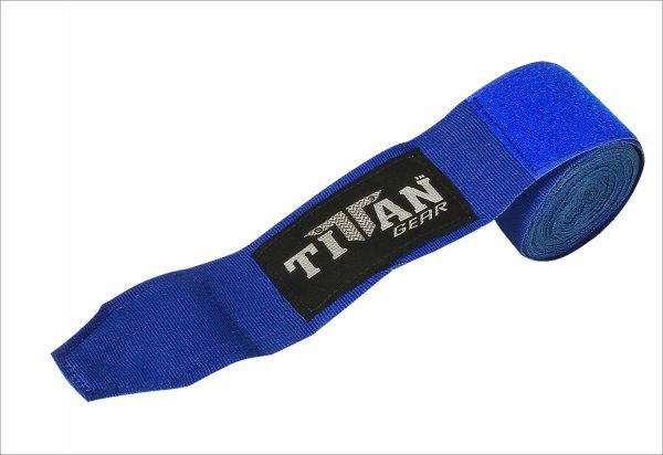 TITAN 180" STRETCHY HAND WRAPS - BLUE - Image 3