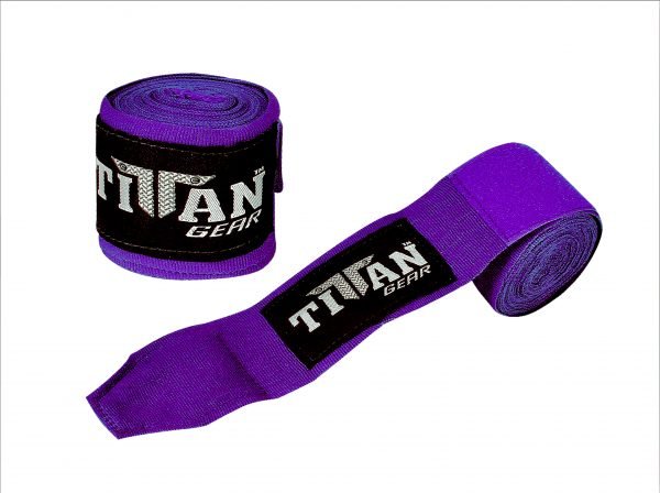 TITAN 180" STRETCHY HAND WRAPS - Purple